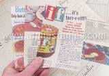 Retro Baking Recipes Paper Set*