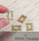 Mini Gold Resin Rectangular Frame