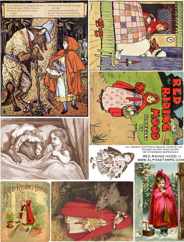 Red Riding Hood #1 Collage Sheet