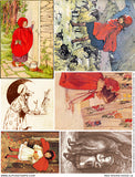 Red Riding Hood #2 Collage Sheet