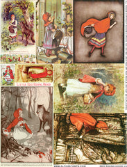 Red Riding Hood #3 Collage Sheet