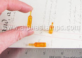 Miniature Amber Wine Bottle