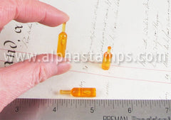 Miniature Amber Wine Bottle