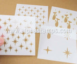 Retro Mini Stencil Set