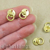 Tiny Faux Ring Handles