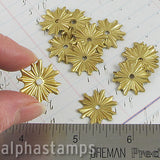 Brass Starburst Halo Rosette