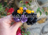 Black Mini Paper Blooms