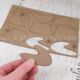 Retro Signage Chipboard Set