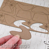 Retro Signage Chipboard Set