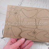 Retro Signage Chipboard Set