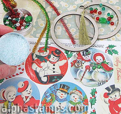 Silly Snowmen Ornaments Mini Kit - SOLD OUT