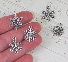 Silver Snowflake Charm Set - SOLD OUT