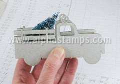 Vintage Truck Ornament Set