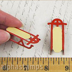 Miniature Red Sled