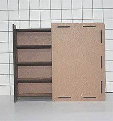 Hidden Drawer Book Box with Shelves