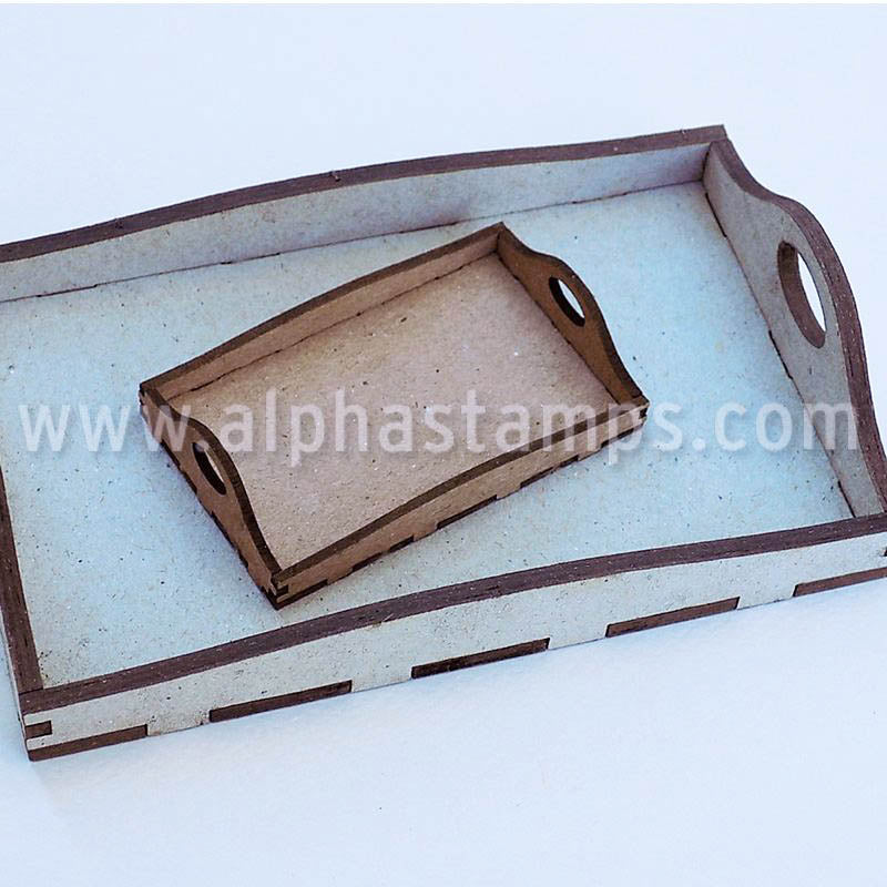 Small Display Tray with Handles* | Alpha Stamps