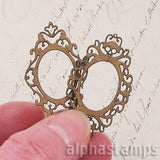 Gothic Frames for Oval Cabochons - 18x13mm