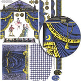 Small Theatre of the Moon Curtains Collage Sheet