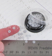 5mm White Snowflake Mix