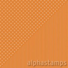 Spectrum Ginger Snap Dots & Stripes Scrapbook Paper - SOLD OUT