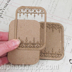Wrought Iron ATC Card - Staggered Points