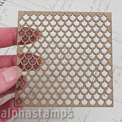 Tiny Shingles Stencil
