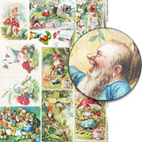Summer Gnomes Collage Sheet