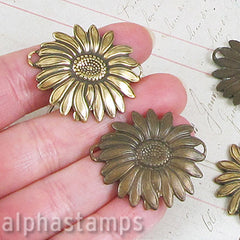 Sunflower 2-Ring Connectors - SOLD OUT