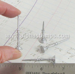 Tall Cast Metal Candlesticks