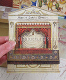 Tall Paper Theatre and Curtains Collage Sheet
