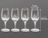 Set of Tall Resin Wine Glasses*
