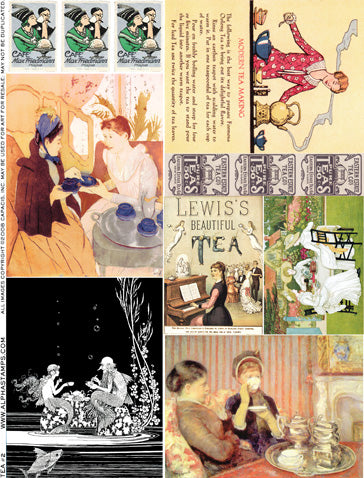 Tea #2 Collage Sheet
