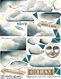Theatre Clouds Collage Sheet