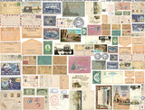 Tiny Vintage Letters & Postage Collage Sheet