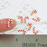 Tiny Polymer Clay Candy Canes