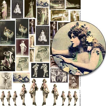 Tiny Dancers Collage Sheet