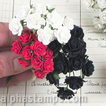 Tiny Paper Roses | Alpha Stamps