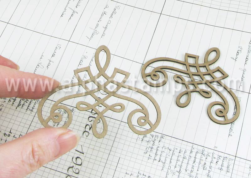 Altoids Topper Victorian Scroll - Set of 2 | Alpha Stamps
