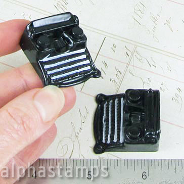 Miniature Black Typewriter