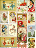 Valentine Kids Collage Sheet