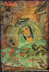 Prayer Card Madonnas Collage Sheet