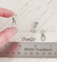 Silver Wire Whisk Charm