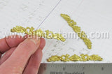 Wide Brass Filigree Header