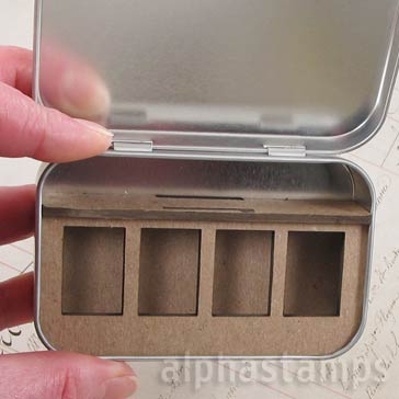 Altoids Shelf Insert with Windows | Alpha Stamps