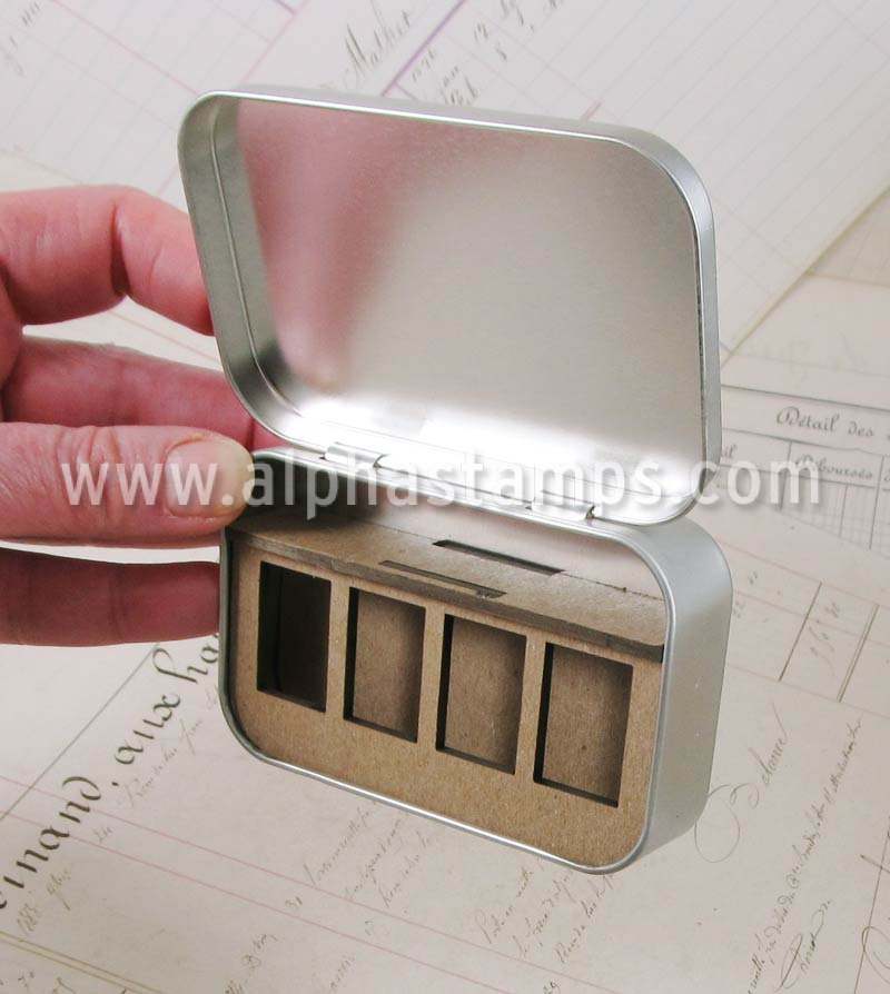 Altoids Shelf Insert with Windows | Alpha Stamps