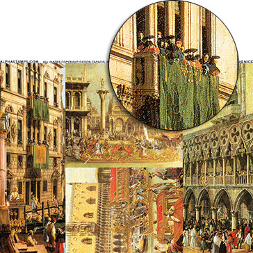 Windows of Venice Collage Sheet