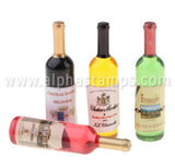 Large Resin Wine Bottle with Label*
