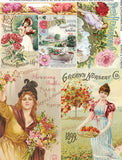 Women & Flowers Collage Sheet