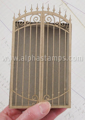 Wrought Iron Gate for 3x4.5 Shadowbox