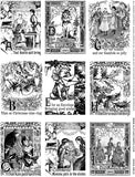 Christmas ABCs - A-I Collage Sheet